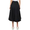 Lucky Brand Women’s Bubble POPLIN Maxi Skirt(Caviar)