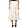 Lucky Brand Women’s Bubble POPLIN Maxi Skirt(Whisper White)