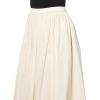 Lucky Brand Women’s Bubble POPLIN Maxi Skirt(Whisper White)