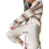 Lucky Brand Women’s Button Front Knit Cardigan(Sequoia Brown Multi)