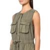 Lucky Brand Women’s Cargo Dress(Dusty Olive)