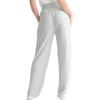 Lucky Brand Women’s Cloud Jersey Wide Leg Pant(Heather Grey)