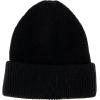 Lucky Brand Women’s Core Beanie, Solid Knit Hat, Comfortable & Warm Accessory(Black)