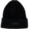 Lucky Brand Women’s Core Beanie, Solid Knit Hat, Comfortable & Warm Accessory(Black)