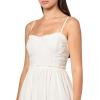 Lucky Brand Women’s Corset Poplin Midi Dress(Bright White)
