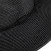 Lucky Brand Women’s Cowboy Hat | Western | Woven | Wide Brim | Adjustable | Breathable | Straw | Sun Protection(Black)
