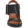 Lucky Brand Women’s Darnah Heeled Sandal(Black Leather)