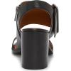 Lucky Brand Women’s Darnah Heeled Sandal(Black Leather)