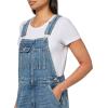 Lucky Brand Women’s Denim Overall Midi Dress(Electrified Wash)