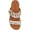 Lucky Brand Women’s Dineesa Flat Sandal(Natural Daisy)