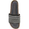 Lucky Brand Women’s Dylina Flat Sandal(Black Raffia)