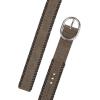 Lucky Brand Women’s Embroidered Leather Belt | Stylish | Classic | Western-Inspired | American Heritage | Jean | Pant(Suede Laced – Olive)