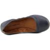 Lucky Brand Women’s Emmie Ballet Flat(American Navy/Leather)