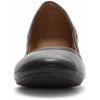 Lucky Brand Women’s Emmie Ballet Flat(Black Leather)