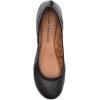 Lucky Brand Women’s Emmie Ballet Flat(Black/Leather)