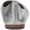 Lucky Brand Women’s Emmielou Ballet Flat(Silver)