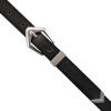 Lucky Brand Women’s Fashion Leather Belt | Stylish | Trend | Classic | Modern | Jean | Pant | Skirt | Dress(Diamond Buckle – Black)