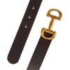 Lucky Brand Women’s Fashion Leather Belt | Stylish | Trend | Classic | Modern | Jean | Pant | Skirt | Dress(Equestrian – Black)