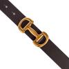 Lucky Brand Women’s Fashion Leather Belt | Stylish | Trend | Classic | Modern | Jean | Pant | Skirt | Dress(Equestrian – Black)