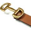 Lucky Brand Women’s Fashion Leather Belt | Stylish | Trend | Classic | Modern | Jean | Pant | Skirt | Dress(Equestrian – Tan)