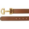 Lucky Brand Women’s Fashion Leather Belt | Stylish | Trend | Classic | Modern | Jean | Pant | Skirt | Dress(Equestrian – Tan)