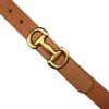 Lucky Brand Women’s Fashion Leather Belt | Stylish | Trend | Classic | Modern | Jean | Pant | Skirt | Dress(Equestrian – Tan)