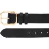 Lucky Brand Women’s Fashion Leather Belt | Stylish | Trend | Classic | Modern | Jean | Pant | Skirt | Dress(High Shine – Black)