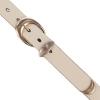 Lucky Brand Women’s Fashion Leather Belt | Stylish | Trend | Classic | Modern | Jean | Pant | Skirt | Dress(Modern – Cream)
