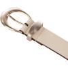 Lucky Brand Women’s Fashion Leather Belt | Stylish | Trend | Classic | Modern | Jean | Pant | Skirt | Dress(Modern – Cream)
