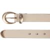 Lucky Brand Women’s Fashion Leather Belt | Stylish | Trend | Classic | Modern | Jean | Pant | Skirt | Dress(Modern – Cream)