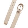 Lucky Brand Women’s Fashion Leather Belt | Stylish | Trend | Classic | Modern | Jean | Pant | Skirt | Dress(Modern – Cream)