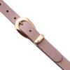 Lucky Brand Women’s Fashion Leather Belt | Stylish | Trend | Classic | Modern | Jean | Pant | Skirt | Dress(Sculpted Buckle – Blush Pink)