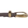 Lucky Brand Women’s Fashion Leather Belt | Stylish | Trend | Classic | Modern | Jean | Pant | Skirt | Dress(Sculpted Buckle – Brown)