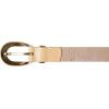 Lucky Brand Women’s Fashion Leather Belt | Stylish | Trend | Classic | Modern | Jean | Pant | Skirt | Dress(Sculpted Buckle – Vachetta)