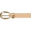 Lucky Brand Women’s Fashion Leather Belt | Stylish | Trend | Classic | Modern | Jean | Pant | Skirt | Dress(Sculpted Buckle – Vachetta)