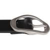 Lucky Brand Women’s Fashion Leather Belt | Stylish | Trend | Classic | Modern | Jean | Pant | Skirt | Dress(Sculpted Center Bar Buckle – Black)