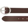 Lucky Brand Women’s Fashion Leather Belt | Stylish | Trend | Classic | Modern | Jean | Pant | Skirt | Dress(Sculpted Center Bar Buckle – Brown)