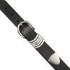 Lucky Brand Women’s Fashion Leather Belt | Stylish | Trend | Classic | Modern | Jean | Pant | Skirt | Dress(Silver Keeper – Black)