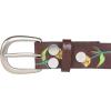 Lucky Brand Women’s Fashion Leather Belt | Stylish | Trend | Classic | Modern | Jean | Pant | Skirt | Dress(Skinny Leather – Brown)