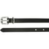 Lucky Brand Women’s Fashion Leather Belt | Stylish | Trend | Classic | Modern | Jean | Pant | Skirt | Dress(Skinny Roller – Black)