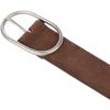 Lucky Brand Women’s Fashion Leather Belt | Stylish | Trend | Classic | Modern | Jean | Pant | Skirt | Dress(Suede Center Bar – Brown)