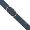Lucky Brand Women’s Fashion Leather Belt | Stylish | Trend | Classic | Modern | Jean | Pant | Skirt | Dress(Suede Center Bar – Chambray Blue)