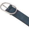Lucky Brand Women’s Fashion Leather Belt | Stylish | Trend | Classic | Modern | Jean | Pant | Skirt | Dress(Suede Center Bar – Chambray Blue)