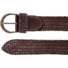 Lucky Brand Women’s Fashion Leather Belt | Stylish | Trend | Classic | Modern | Jean | Pant | Skirt | Dress(Wide Braid – Brown)