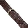 Lucky Brand Women’s Fashion Leather Belt | Stylish | Trend | Classic | Modern | Jean | Pant | Skirt | Dress(Wide Braid – Brown)