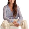 Lucky Brand Women’s Half Stitch Cardi(Burlwood)
