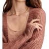 Lucky Brand Women’s Half Stitch Cardi(Sweet Lavender)