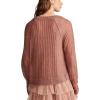 Lucky Brand Women’s Half Stitch Cardi(Sweet Lavender)