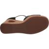 Lucky Brand Women’s Himmy Sculpted Wedge Sandal(Black)