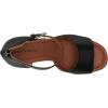 Lucky Brand Women’s Himmy Sculpted Wedge Sandal(Black)